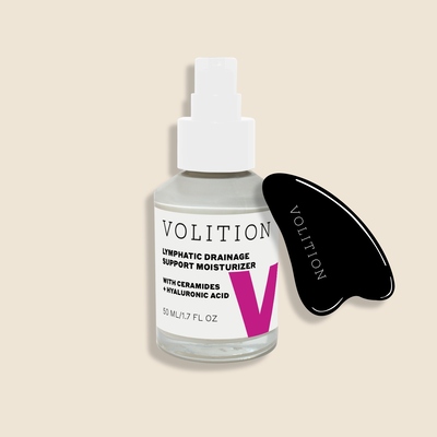 Lymphatic Drainage Support Moisturizer + Gua Sha