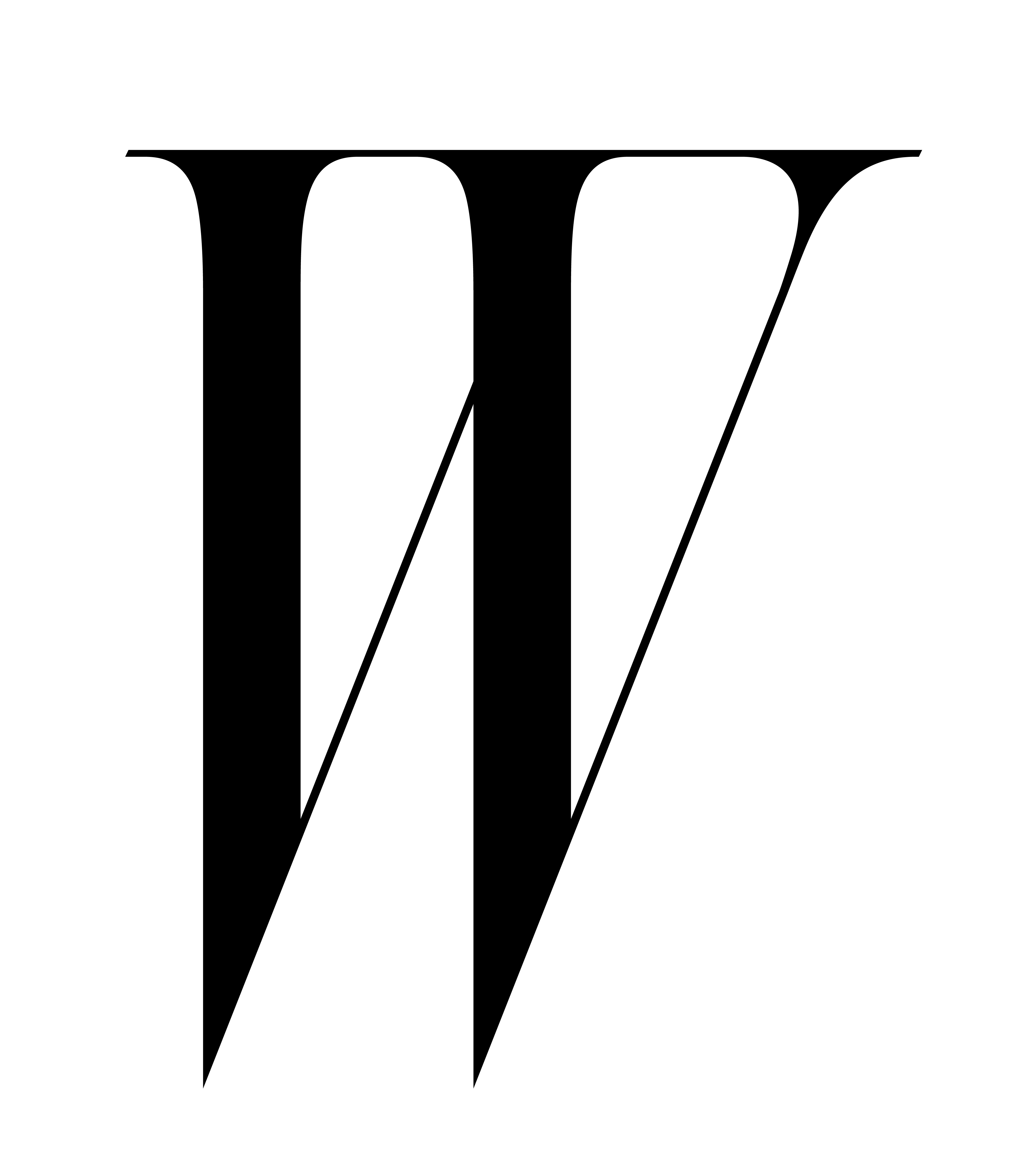 W magazine logo
